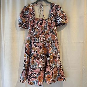 mini floral free people dress. New with tags. M and Lg